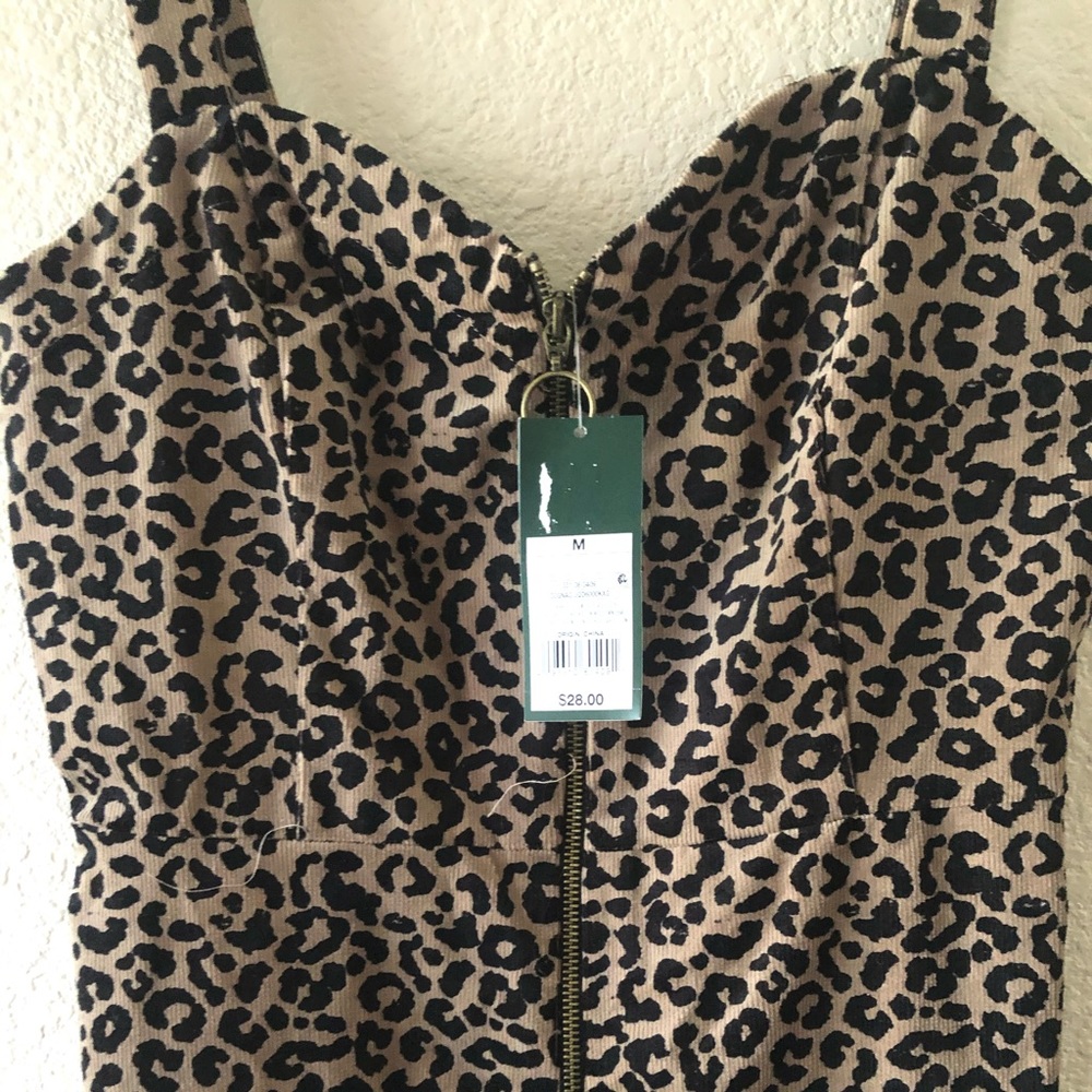 Wild Fable Leapord Print Courd Dress-M